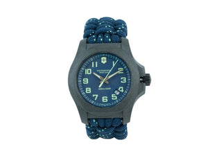 Victorinox I.N.O.X. Carbon Quartz Uhr, Blau, 43 mm, Paracord, V241860