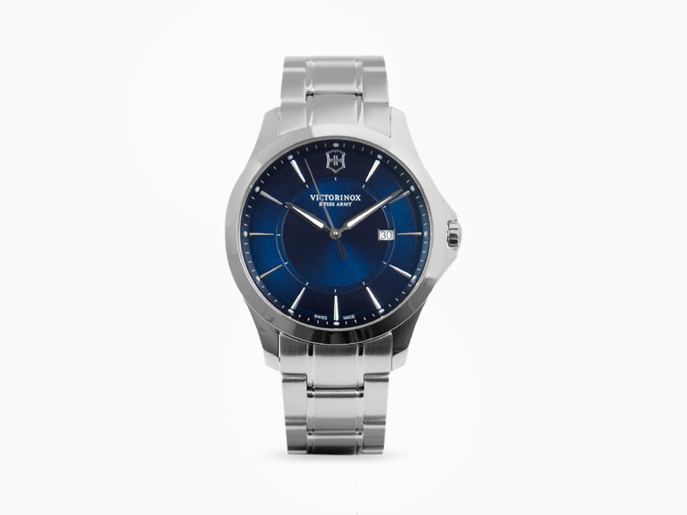 Victorinox Alliance Gent Quartz Uhr, Edelstahl, Blau, 40 mm, Tag, V241910.1