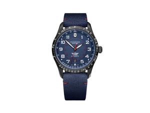 Victorinox Airboss Automatik Uhr, Edelstahl 316L , Blau, 42 mm, 10 atm, V241998