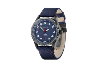 Victorinox Airboss Automatik Uhr, Edelstahl 316L , Blau, 42 mm, 10 atm, V241998