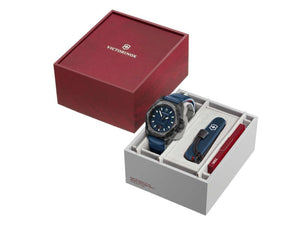 Victorinox I.N.O.X. Automatik Uhr, Kohlenstofffaser, Blau, 41 mm, V242022.1