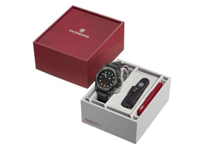 Victorinox I.N.O.X. Automatik Uhr, Kohlenstofffaser, Schwarz, 41 mm, V242023.1