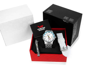 Vostok Europe Expedition North Pole Frost Automatik Uhr, LE, NH34-595A773