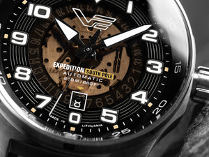 Vostok Europe Expedition South Pole Automatik Uhr, Schwarz, LE, YN55-592A758