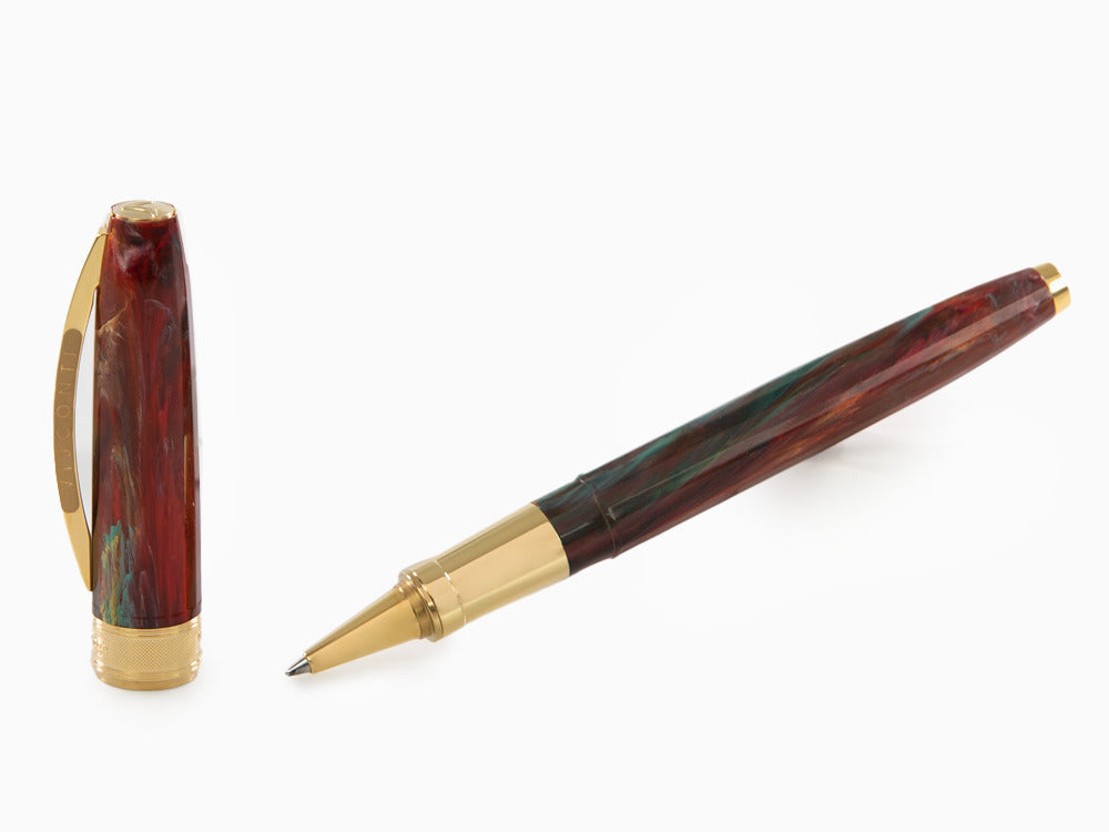 Visconti Van Gogh Flowering Plum Orchard Roller, Rot, KP12-23-RB