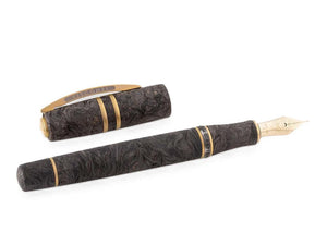 Visconti Homo Sapiens Carbon Moiré Füllfeder, Limitierte Ed, KP15-45-FP