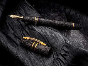 Visconti Homo Sapiens Carbon Moiré Füllfeder, Limitierte Ed, KP15-45-FP