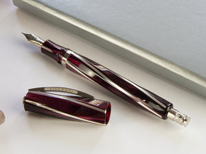 Visconti Divina Elegance Bordeaux Füllfederhalter, Edelharz, KP18-08-FP