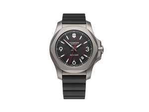 Victorinox I.N.O.X. Quartz Uhr, Titan, Schwarz, 43 mm, Kautschukband, V241883