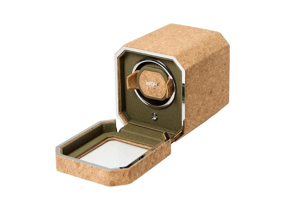 WOLF Cortica Uhrenbeweger, 1 Uhr, Kork, 668161