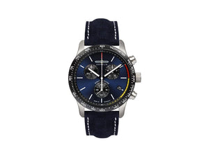 Zeppelin Night Cruise Quartz Uhr, Blau, 42 mm, Chronograph, Tag, 7288-3