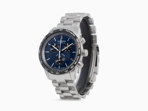 Zeppelin Night Cruise Quartz Uhr, Blau, 42 mm, Chronograph, Tag, 7288M-3