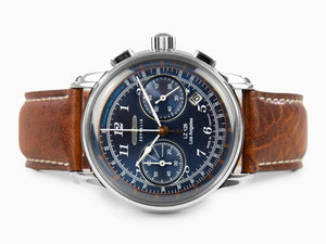 Zeppelin LZ126 Los Angeles Quartz Uhr, Blau, 42 mm, Chronograph, 7614-3