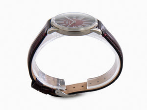 Zeppelin Flatline Lady Quartz Uhr, Bordeaux, 36 mm, 8345-5