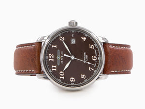 Zeppelin LZ 127 Graf Zeppelin Automatik Uhr, Braun, 40 mm, Tag, 8656-3