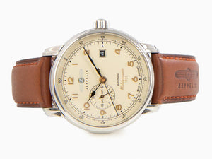 Zeppelin Méditerranée Automatik Uhr, Beige, 40 mm, 9668-5