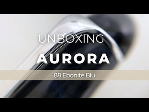 Aurora 88 Ebonite Blu Füllfederhalter, Blau, Limitierte Edition, 888-CEB