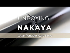 Nakaya Cigar Kuro-Roiro Füllfederhalter Portable Ebonite, 14k Gold