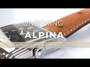 Alpina Alpiner Heritage Carrée Automatik 140 Jahre Uhr, Schwarz, AL-530BA3C6