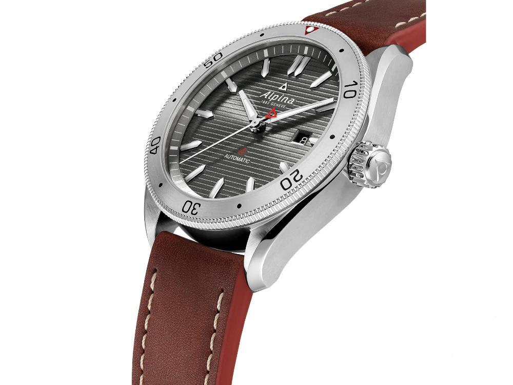 Alpina Alpiner 4 Automatic Automatik Uhr, Grau, 44 mm, Tag, AL-525G5AQ6