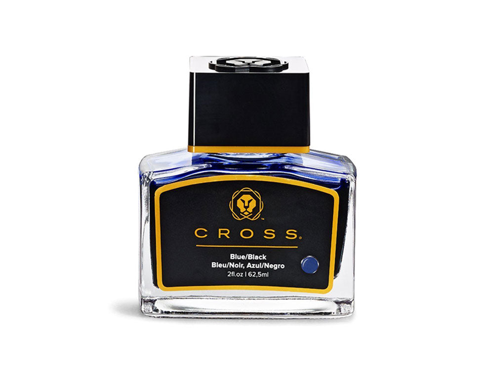 Cross Accesorios Tintenfass, 62.5 ml., Blau/Schwarz, Glass, 8945S-3