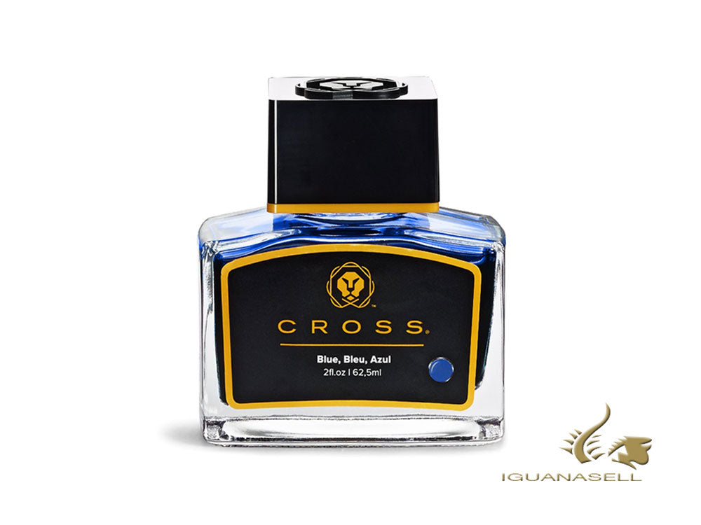 Cross Accesorios Tintenfass, 62.5 ml., Blau, Glass, 8945S-1