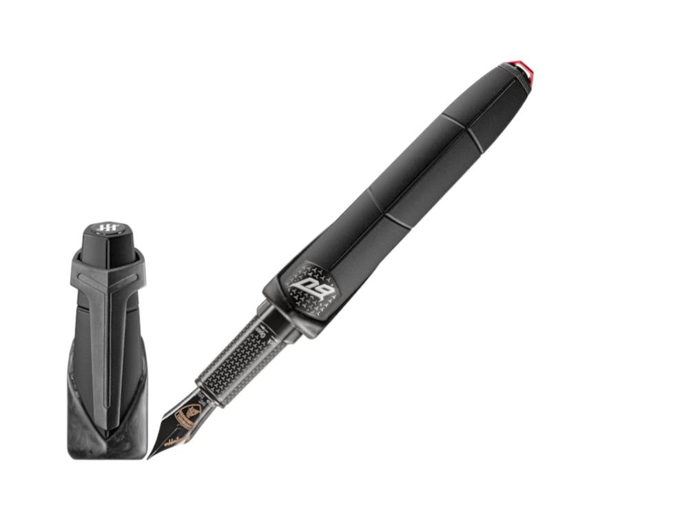 Montegrappa Automobili Lamborghini 60°Nero Noctis LE Füllfeder, ISLAN-UC