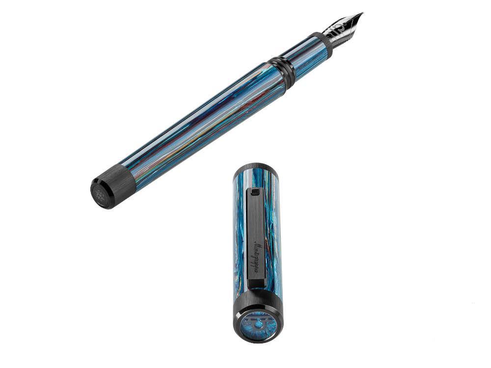 Montegrappa Zero Zodiac Libra Füllfederhalter, 14K, LE, ISZEZ-4C-B8