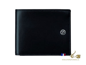 S.T. Dupont Line D Brieftasche, Schwarz, Leder, 8 Karten, 180003