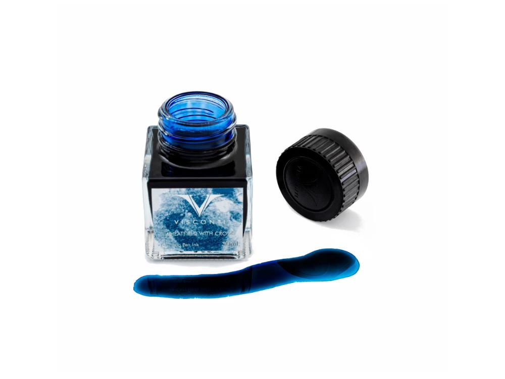 Visconti Wheatfield with crows Tintenfass, 30ml, Blau, Glass, INKVG-30ML41