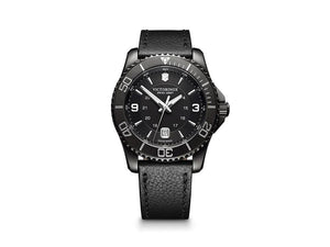 Victorinox Maverick Black Edition Quartz Uhr, Edelstahl, Schwarz, 43 mm, V241787